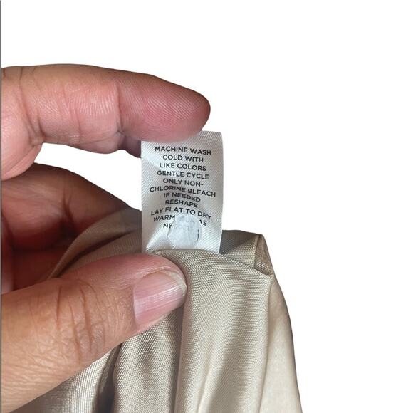 Charming Charlie Spacedye Off the Shoulder Long Sleeve Sweater Dress Beige M - Picture 8 of 9